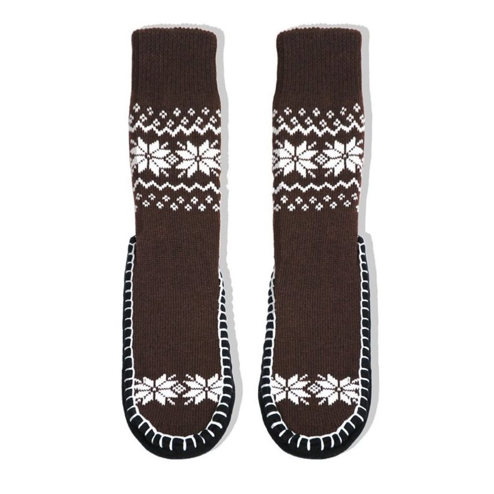 Men's  Jacquard Knitted Slipper Sock